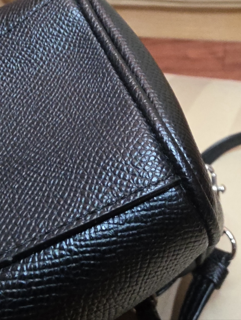 COACH BENNET BLACK LEATHER CROSSBODY,HANDBAG,PURSE,LIKE  NEW CONDITION - Picture 9 of 13